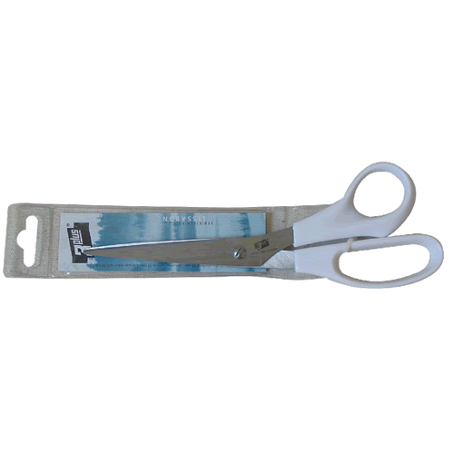 All Cut Shears with White Plastic Handle
